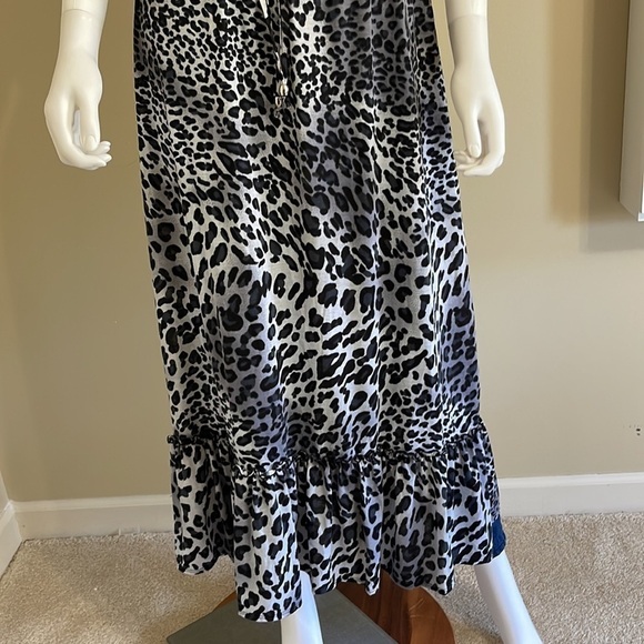 Catalina Animal Print Strapless Maxi Dress. P/M/A1311 - Picture 3 of 7